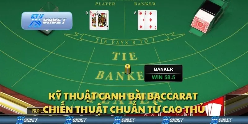 Kỹ thuật canh bài baccarat - Chiến thuật chuẩn từ cao thủ